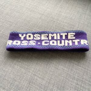 Yosemite Cross Country Purple Knitted Wool Headband One size Vintage
